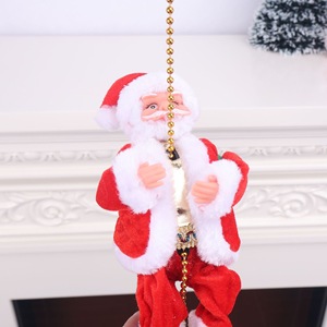 Santa Claus leo hạt Pin hoạt động điện leo lên và xuống leo lên Santa với ánh sáng âm nhạc giáng sinh trang trí nội thất đồ trang trí - Product Image 3