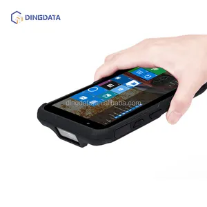 Dingdata-escáner de código de barras para Windows Móvil, Terminal portátil pda Win 10 de 6 pulgadas, resistente