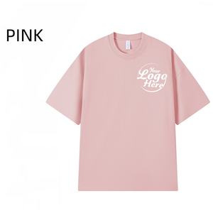 Camiseta extragrande de algodón peinado de 230g a la moda con estampado único y detalle bordado camiseta de hombre de alta calidad - Product Image 5