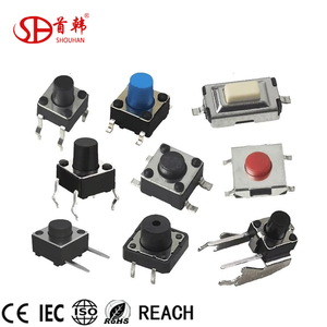 Một cửa mua hỗ trợ tùy biến 4.5x4.5 6x6 8x8 12x12mm SMD SMT nhúng nút nhấn tạm thời tact Tactile chuyển đổi - Product Image 5