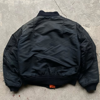 Veste bomber d'aviation en nylon pour homme tendance 2025, personnalisée, style décontracté standard, logo frontal, style pilote, coupe-vent, printemps
