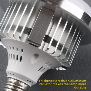 Lámpara LED de Alta Potencia Tipo Hongo para Iluminación de Almacenes, Control Manual con Interruptor, Temperatura de Color 6500K, Construcción de Aluminio+PC, E27 - Product Image 3
