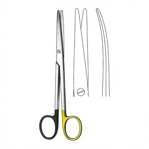กรรไกร Mayo-Lexer ขนาด 16 ซม. / 6-1/4 นิ้ว ปลายทู่/ปลายโค้ง ใบมีดเดี่ยวแบบหยัก กรรไกรผ่าตัด Super Cut TC สำหรับงานที่ต้องการความแม่นยำ - Product Image 1