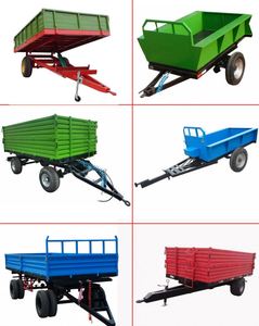 Dual Axle <b>Farm</b> Tipping <b>Trailer</b> with Core Gear and Motor Component - Product Image 6
