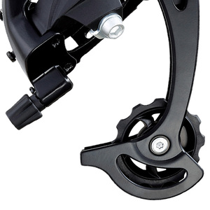 Shinesoon Dérailleur arrière pour vélo de route <span class=keywords><strong>VTT</strong></span> <span class=keywords><strong>8</strong></span>/9 <span class=keywords><strong>vitesses</strong></span> avec levier de vitesse en aluminium 3 <span class=keywords><strong>vitesses</strong></span>, capacité 36T, noir, 260g, plastique + métal - Product Image 4