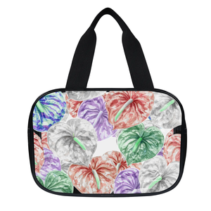 Sac cosmétique transparent en PVC personnalisé, motif Anthurium Tailflower, adapté aux hommes et aux femmes, impression à la demande, facile à transporter - Product Image 4