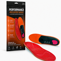 Semelles orthopédiques avec soutien de la voûte plantaire, inserts de chaussures à amorti amélioré, semelles absorbant les chocs pour pieds plats, fasciite plantaire, hommes et femmes