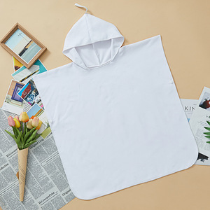 RubySub White Serviette <span class=keywords><strong>de</strong></span> <span class=keywords><strong>bain</strong></span> pour enfants Capuche châle à séchage rapide pour la <span class=keywords><strong>plage</strong></span> en plein air <span class=keywords><strong>Cape</strong></span> <span class=keywords><strong>de</strong></span> <span class=keywords><strong>bain</strong></span> absorbante pour bébé - Product Image 1