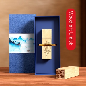 Chiavetta USB in Legno con Sigillo, Incisione Personalizzata e Stampa a Colori, Regalo per la Festa <span class=keywords><strong>degli</strong></span> <span class=keywords><strong>Insegnanti</strong></span> e Regali Aziendali, Set Regalo per <span class=keywords><strong>Insegnanti</strong></span>, Cina - Product Image 4