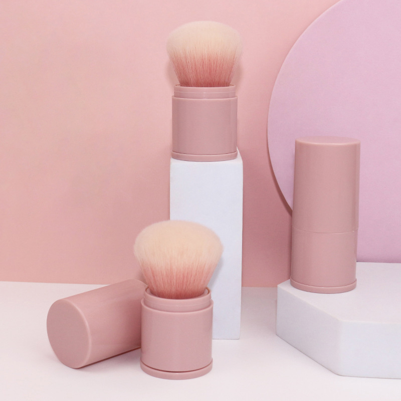 Pennello per cipria rosa