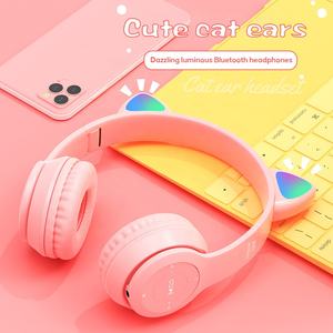 Audífonos Inalámbricos P47M con Luces LED, Orejas de Gato, Micrófono, para Niñas, Música Estéreo, Casco para Teléfono, Auriculares Bluetooth, Superventas 2026 - Product Image 5