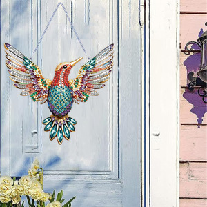 จี้อะคริลิคโลหะแขวนผนังภาพวาดรูป<span class=keywords><strong>นก</strong></span>บินแบบทำมือ - Product Image 3