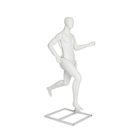 Mannequin interactif motorisé E-PB-M1 pour vitrine de magasin de vêtements de sport – Robot électrique pour l'affichage de tenues sportives