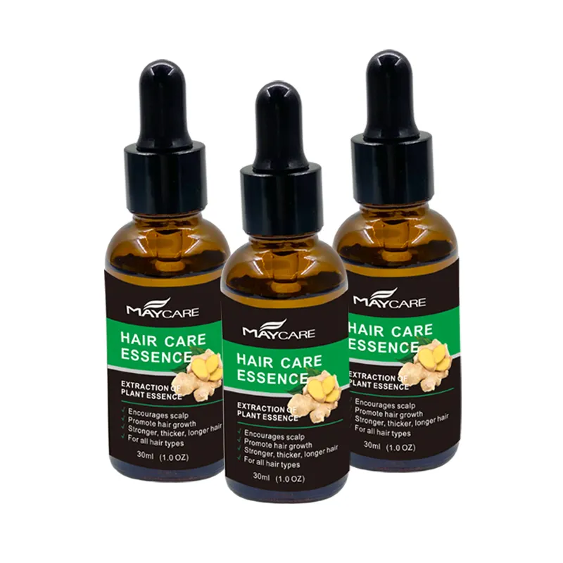 Long Hair Growth Oil Men Private Label Hair Moisturizing Ginger Essential Oil