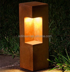 boîte à <span class=keywords><strong>lumi</strong></span>ère LED de décoration de <span class=keywords><strong>jardin</strong></span> en acier corten en métal extérieur - Product Image 6