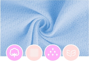 Wholesale Luxury <strong>Waffle</strong> Cotton Bathrobe Hooded <strong>Robes</strong> For <strong>Kids</strong> Soft Breathable Thermal Custom Logo Home Wear - Product Image 6