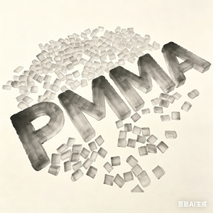 Granulés de matière première plastique acrylique transparente PMMA haute résistance, haute impact, haute fluidité pour usage optique - Product Image 1