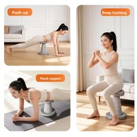 CHOOYOU Appareil d'entraînement push-up à ressort avec coussin de positionnement et retour automatique sans effort ; Équipement de gym à domicile