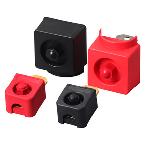 Bloc de bornes de connexion haute intensité 300A à fixation par vis rouge et noir pour pack de batteries au lithium, onduleur RV et bornes d'alimentation - Product Image 1