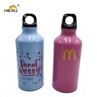 Bouteille d'eau sport publicitaire promotionnelle 500 ml en aluminium recyclé, revêtement anti-corrosion écologique, pour usage extérieur, enfants