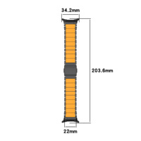 Hot Selling Magnetic Titanium Rubber Watch Watch Band for Samsung Watch 8 Classic & Ultra-Waterproof Durable 22mm