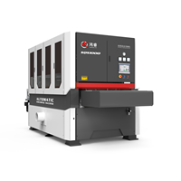 Machine automatique de débavurage de tôles métalliques SQS1000, équipement de ponçage et de débavurage avec brosse à rouleaux pour la finition des surfaces