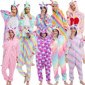 Pyjama Sexy pour femmes, vêtements de nuit, 20 animaux, de dessin animé, à capuche, en flanelle, barboteuse, vente en gros,
