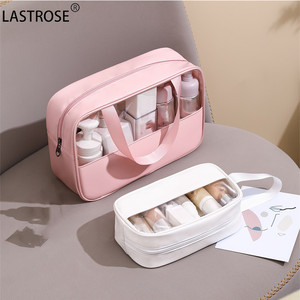 Bolsas de cosméticos de PVC impermeables al por mayor, bolsa de <span class=keywords><strong>maquillaje</strong></span>, bolsa de viaje para inodoro, kit de bolsas de <span class=keywords><strong>maquillaje</strong></span> transparentes coloridas - Product Image 2