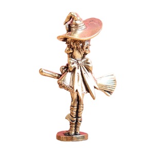 1 ud. Figura decorativa <span class=keywords><strong>de</strong></span> cobre <span class=keywords><strong>de</strong></span> brujas y princesas retro, objetos antiguos sólidos, artesanía decorativa para escritorio, adornos <span class=keywords><strong>de</strong></span> cobre - Product Image 5