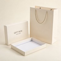 Ensemble de boîtes cadeaux personnalisées avec logo en encre de soja, sac en papier inclus, pour chaussures et vêtements – Vente en gros