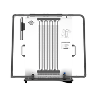 Manomètre vertical pour la mesure des pertes d'énergie dans les conduites, avec lecture visuelle directe de la différence de pression dans les pipelines