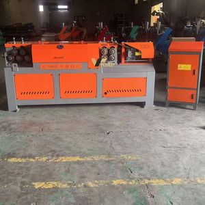 Machine de redressement et de coupe de barres d'acier CNC la plus vendue, redresseuse de fer à béton avec coupeur - Product Image 1