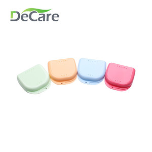 DeCare Orthodontic Braces Case Retainer Storage <b>Box</b> Small Portable Invisible <b>Denture</b> Case for Teeth Care - Product Image 3