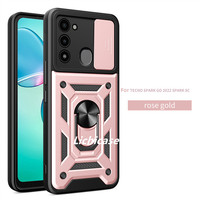 Protection d'objectif Lichicase, couvercle magnétique de montage de voiture pour Tecno Spark 8C étui d'armure robuste