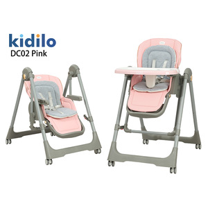 Chaise haute pour bébé Kidilo noire, multifonctionnelle, pliable, siège domestique, portable pour enfants, pour repas, modèle <span class=keywords><strong>OLIVER</strong></span> Car - Product Image 3