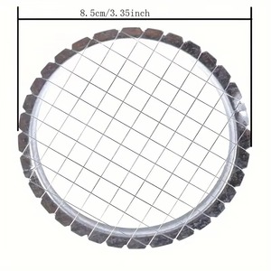 Cortador de rejilla redonda, ideal para huevos, champiñones y verduras, dispositivo de corte de cocina imprescindible, 1 ud. - Product Image 4