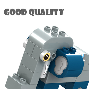 动物园大街区幼儿教育积木DIY创意建筑玩具儿童礼物 - Product Image 4