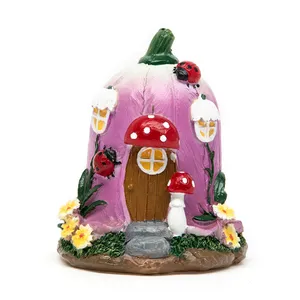 Grote Paddestoel Huis Fairy Garden Gnome Mos Terrarium Home Decor