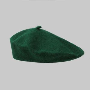 Wholesale <b>Wool</b> French Artist Beret <b>Cap</b> Winter Solid Hat for Women Girls Multiple Color - Product Image 2