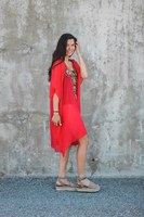 Abaya de style indien en tissu de qualité supérieure personnalisée avec une excellente broderie de couleur Kaftan pour femmes Robe de soirée
