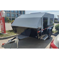 Mini camping-car remorques petite caravane mini rv camper expédition remorque rvs campeurs remorque de voyage