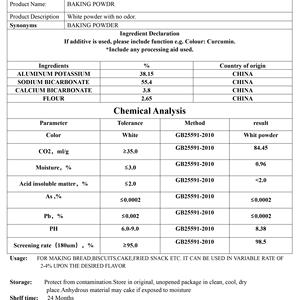 Detergente Lievitante Chopman in Stock nel Magazzino USA, Etichetta Privata, Prezzo <span class=keywords><strong>per</strong></span> Tonnellata, Lievito Secco Istantaneo all'Ingrosso, Lievito Chop Man di Grado Alimentare - Product Image 3