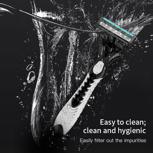 MAX最受欢迎的物品现在一次性六个不锈钢刀片可调枢转头安全剃刀男士剃须。 - Product Image 4