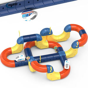 Juguete Educativo STEM de 148 Piezas, Pista de Carreras de Coches, Set de <span class=keywords><strong>Tren</strong></span> <span class=keywords><strong>El</strong></span>éctrico con Pistas de Carreras Flexibles en 3D para Niños - Product Image 1