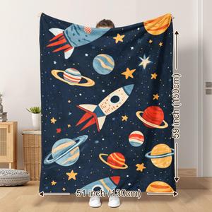<b>White</b> Lettering Niece Grandmother Flannel Blanket <b>Throw</b> Blanket Nap Blanket Breathable Skin Friendly for Bedroom Living Room - Product Image 6