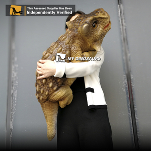 Mi <span class=keywords><strong>DINO</strong></span> DP-054 niños realista bebé Ankylosaurus marioneta de mano - Product Image 4