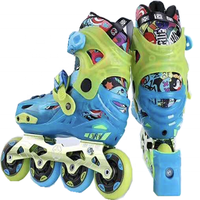 Réglable freestyle transparent dur shell patin à roues alignées pour enfants