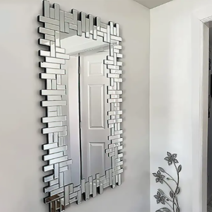 Miroirs muraux décoratifs d'art, <span class=keywords><strong>grand</strong></span> <span class=keywords><strong>miroir</strong></span> vénitien grec <span class=keywords><strong>pour</strong></span> hôtel, maison, coiffeuse, <span class=keywords><strong>miroir</strong></span> argenté <span class=keywords><strong>pour</strong></span> salon, chambre à coucher, <span class=keywords><strong>couloir</strong></span> - Product Image 2