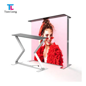 TianLang Trade Show Equipment Fabric Light Box Stand Display Beauty Trade Show Mesa de mostrador de publicidad - Product Image 4