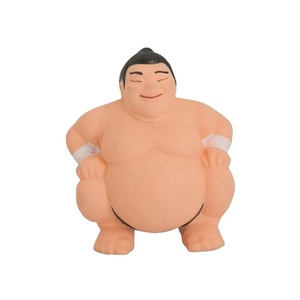 Balle anti-stress amusante en forme de lutteur de sumo, couleur et logo personnalisés, certifiée sécurité, jouet de décompression pour enfants et adultes, cadeau anti-stress - Product Image 1